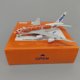 20cm Japanese ANA Airbus A380 Orange Turtle Alloy Simulated Aircraft Model