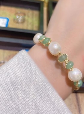 简约百搭甜美贝珠可调节手环YJ