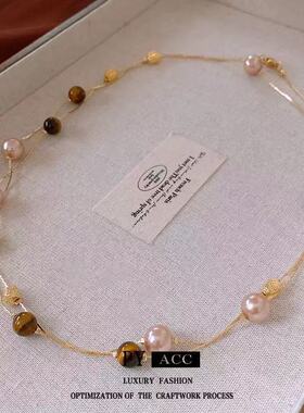 铜合金项链A001 时尚轻奢气质百搭优雅精致项链