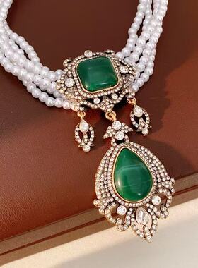 铜合金项链  D090  百搭复古时尚气质轻奢项链