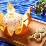 Япония км гениально оранжевая оранжевая апельсиновое устройство резка устройство резка грейпфрут апельсиновый оранжевый инструмент гигиена