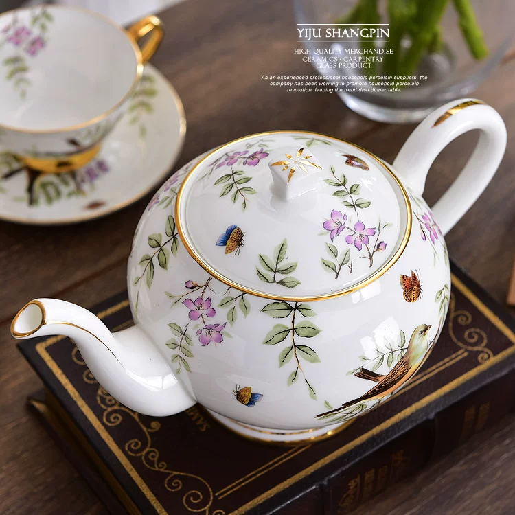 Fashionable creative coffee high-end set, ceramic red (black) tea, tea cup