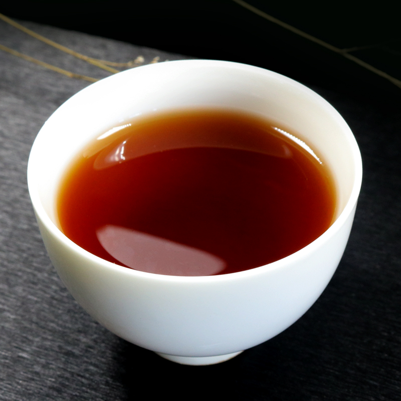 云南普洱茶熟茶饼礼盒装非特级小粒装生沱七子饼茶357克君享茶叶-图3