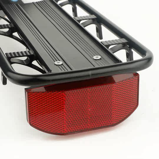 自行车山地车货架反光片警示夜间反光板夜骑反光尾灯配件装饰