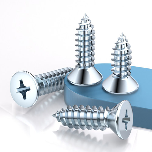 镀锌高强度十字沉头平头加长自攻螺丝钉木螺丝加硬M1M2M3M4M5M6 - 图0