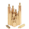 QdM2 single-pass circular knurled copper column monitoring