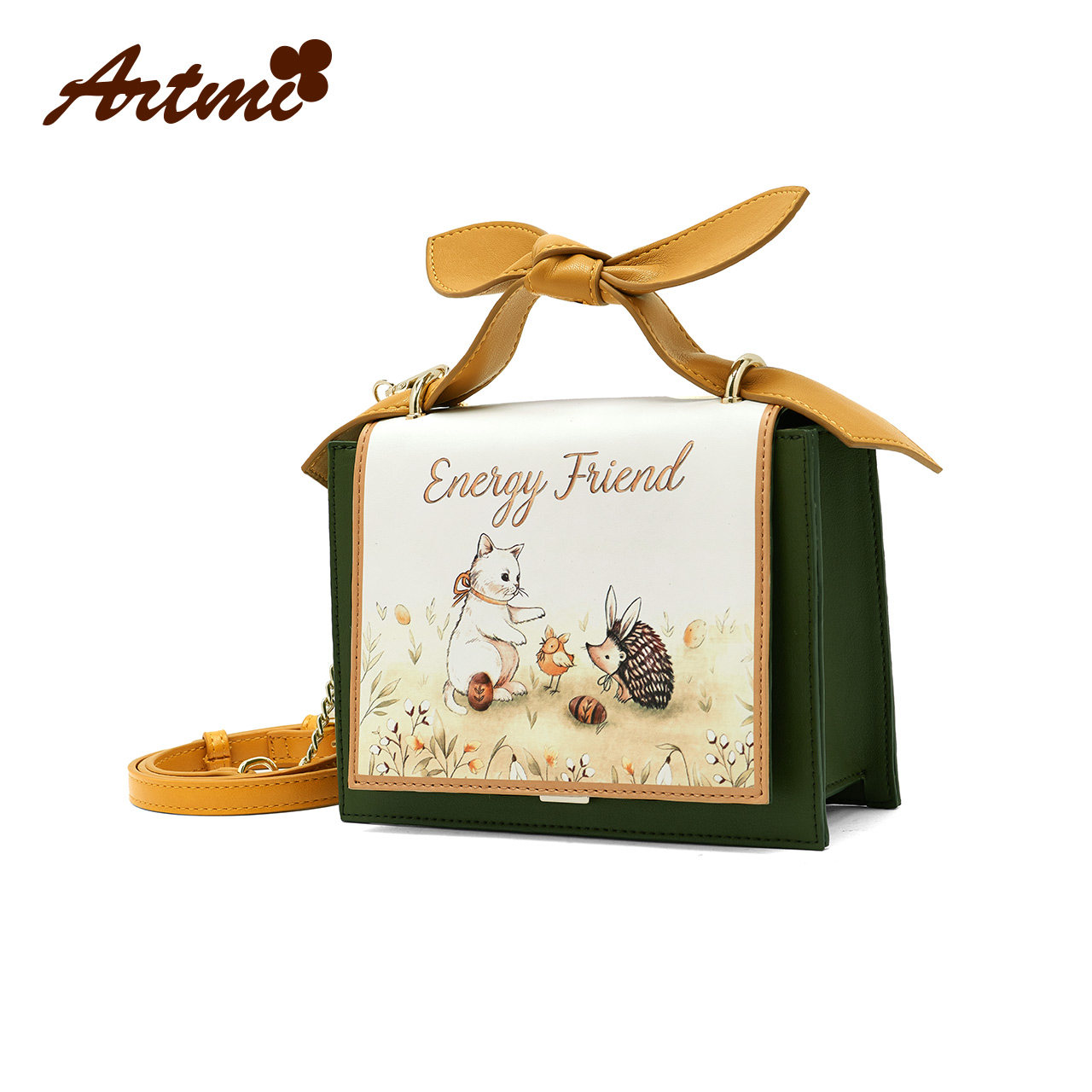 artmi时尚小方包女ins潮斜挎包包 artmi女士包袋