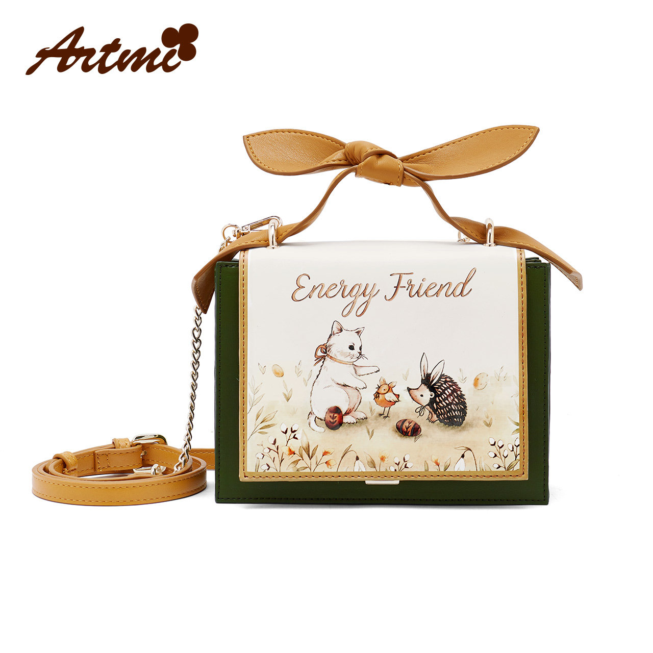 artmi时尚小方包女ins潮斜挎包包 artmi女士包袋