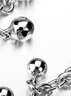 铃铛复古925银日韩风饰品手环