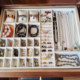 Jewelry box storage box drawer velvet cloth customization
