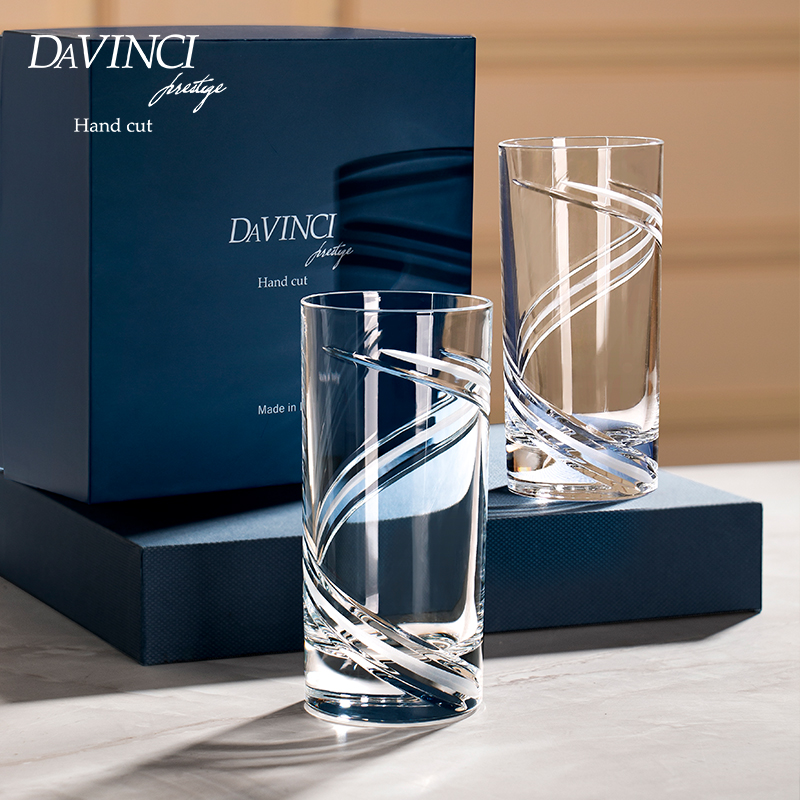 davinci进口手工水晶玻璃杯家用套装水杯高颜值大容量果汁杯送礼 - 图1