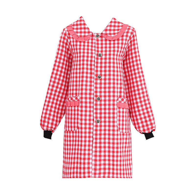 纯棉罩衣透气大人工作服厨房长袖围裙时尚韩版防油污女外套正穿衣,淘宝优惠券,粉丝福利购,淘宝优惠卷