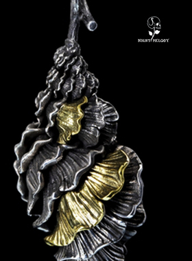 食肉者夜曲定制手工雕刻银杏叶