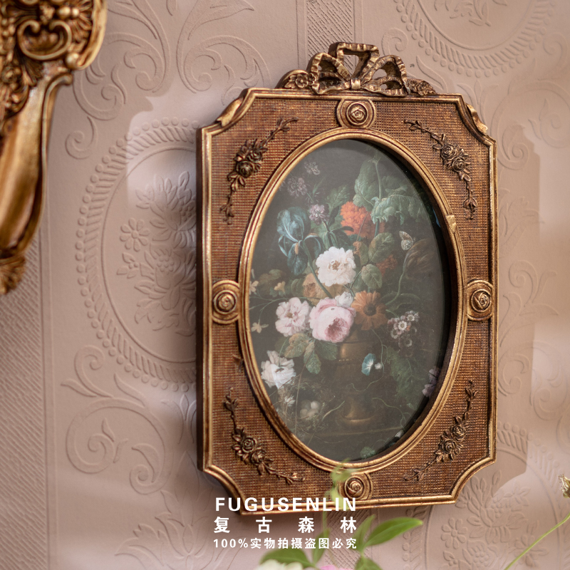 复古欧式宫廷浮雕树脂相框家居民宿墙面装饰文艺轻奢雕花镜面壁挂,淘宝优惠券,粉丝福利购,淘宝优惠卷