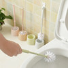 Toilet brush set creative soft-bristled toilet home batch no dead ends small brush holder Japanese bathroom wipe