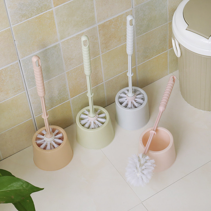 Toilet brush set creative soft-bristled toilet home batch no dead ends small brush holder Japanese bathroom wipe