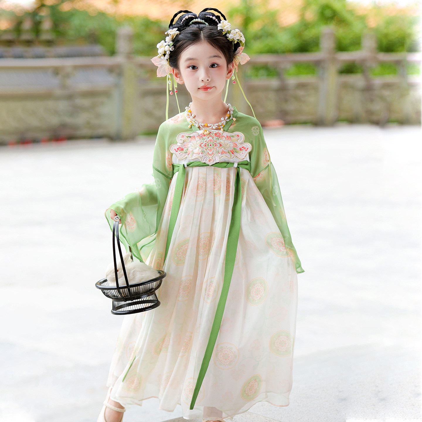 汉服女童2026春秋款儿童高端古风仙气公主连衣裙小女孩古风表演服,淘宝优惠券,粉丝福利购,淘宝优惠卷