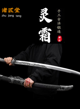 唐横刀宝刀一体锰钢龙泉刀剑户外防身冷兵器车载镇宅绣春刀未开刃