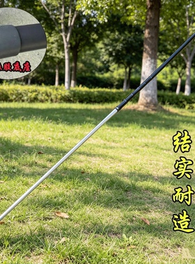 细柳剑登山杖竹中剑磨砂黑锰钢宝剑可反接带剑穗训练棍中刀未开刃