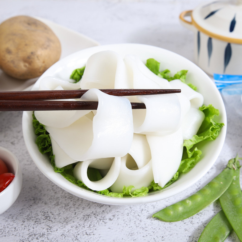 阿满东北肥羊粉小肥羊火锅宽粉鲜土豆粉条麻辣烫粉食材十袋装粉条-图3