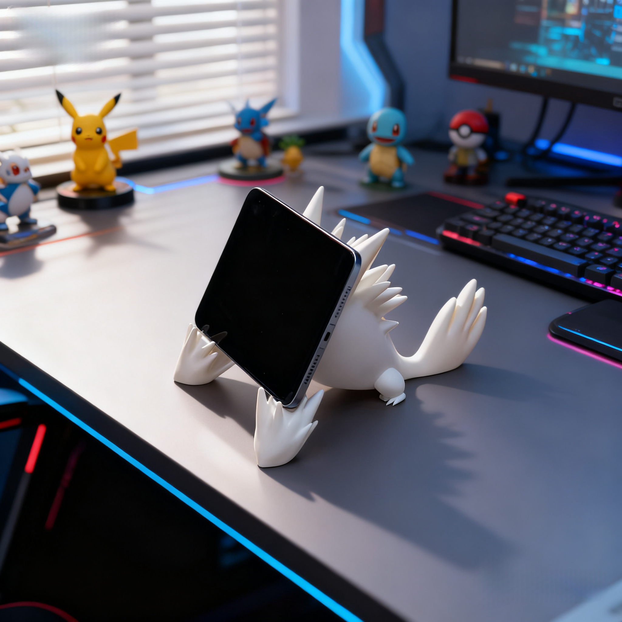 宝可梦超级耿鬼mega桌面手机支架平板支架宠物精灵周边,淘宝优惠券,粉丝福利购,淘宝优惠卷