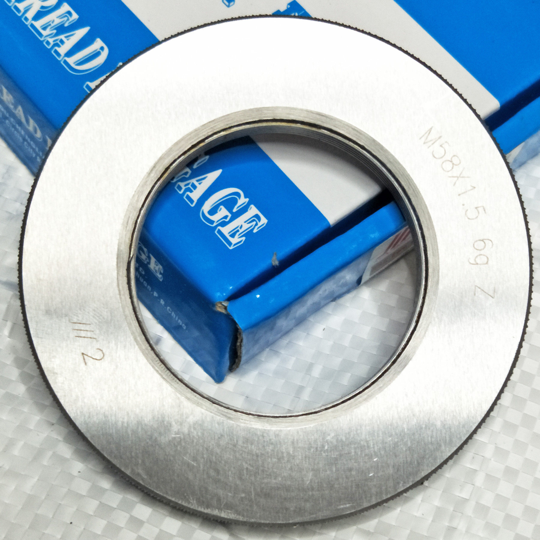 成量环规川牌普通螺纹量规公制螺纹环规m58*1.5螺纹规6g/6h通止规