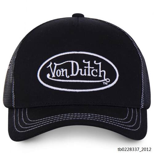 【爆款】VON 棒球帽字母防晒网眼刺绣DUTCH卡车司机帽子TEMU - 图1