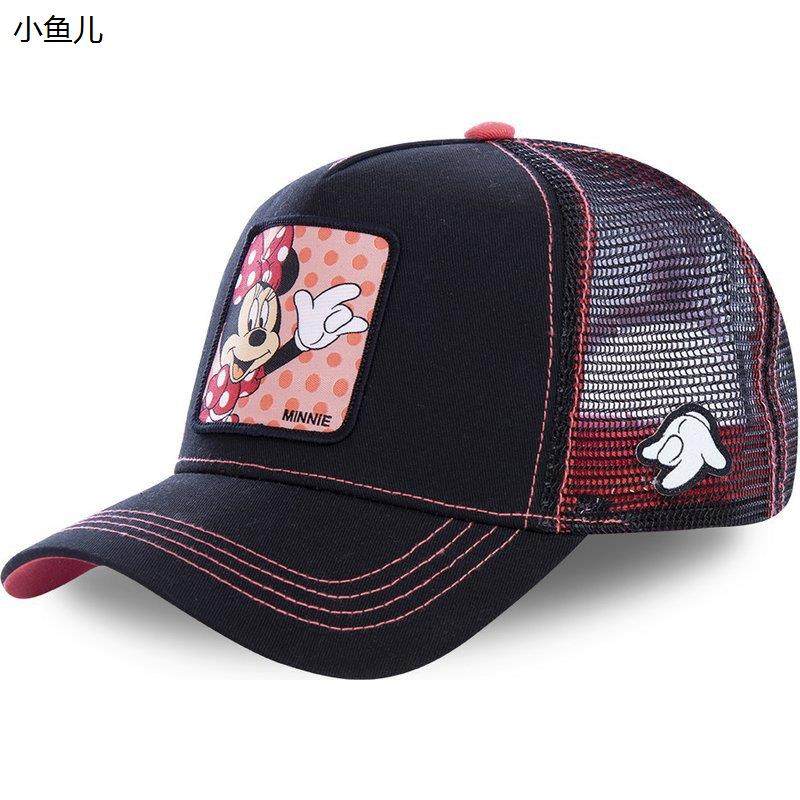 现货外贸爆款卡通米奇米妮棒球帽动漫网帽美式卡车司机帽遮阳,淘宝优惠券,粉丝福利购,淘宝优惠卷