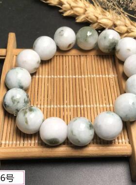 正品天然翡翠a货手链糯冰种玉石