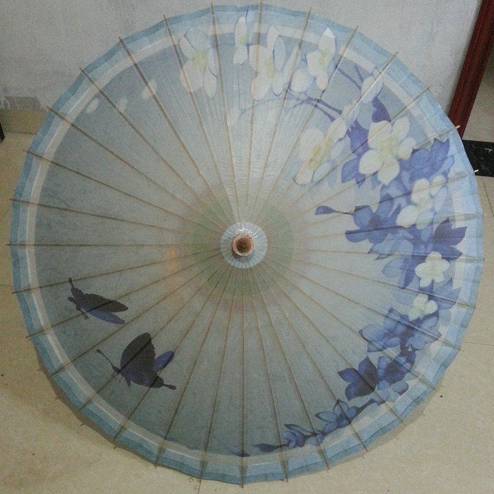 剑网三罗伞 空谷幽兰 防雨防晒 舞蹈COS道具 