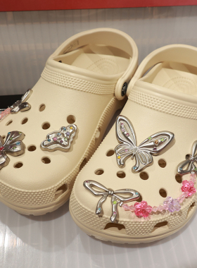 crocs洞洞鞋配饰鞋花金属鞋扣
