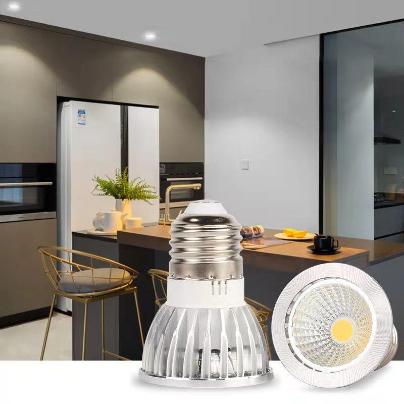 跨境热销led聚光调光E2712V灯杯cob轨道射灯宽压GU10灯泡筒灯超亮,淘宝优惠券,粉丝福利购,淘宝优惠卷