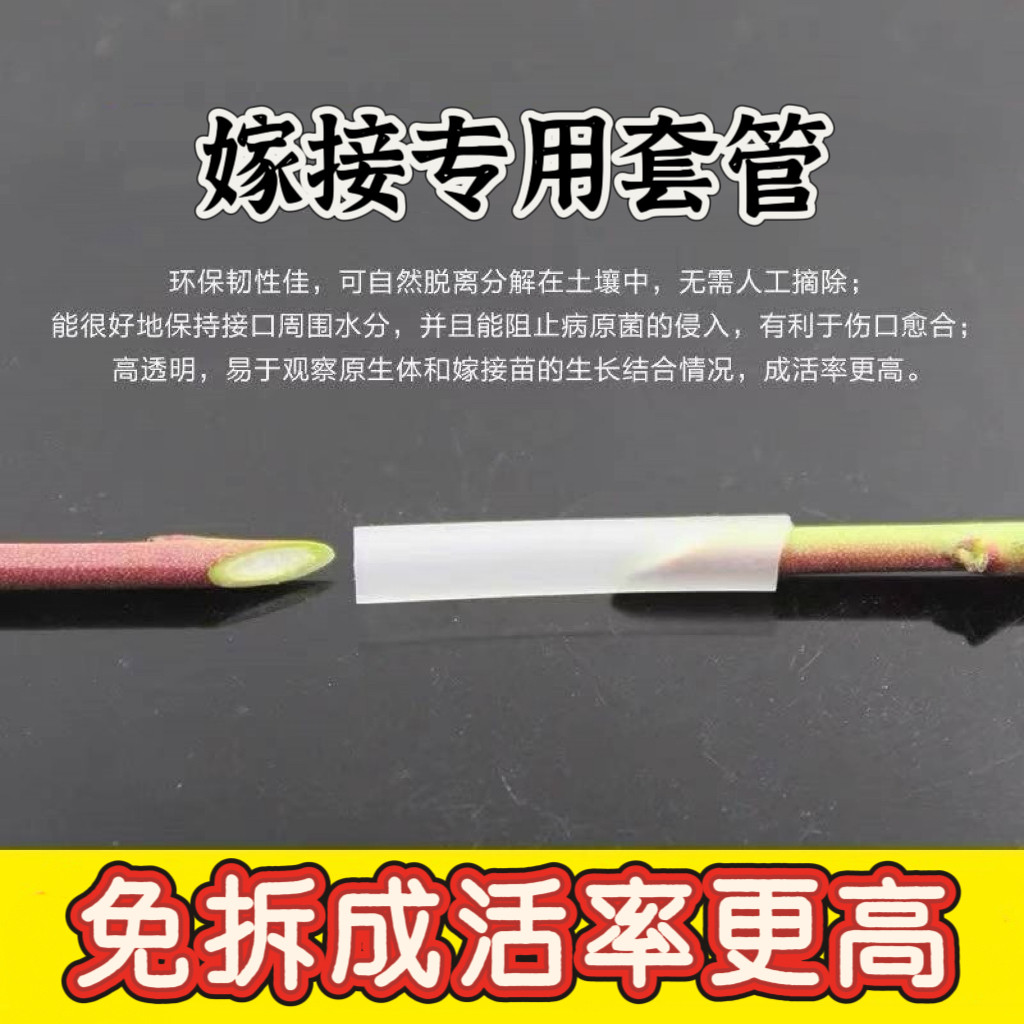 植物嫁接专用套管花卉果蔬植物嫁接通用硅胶软管有弹性免缠膜,淘宝优惠券,粉丝福利购,淘宝优惠卷