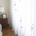 Sợi vẽ tay Mục vụ Hàn Quốc tươi bán trong suốt gạc phòng khách kiểu Trung Quốc phòng ngủ nổi rèm hoàn thành sàng lọc cửa sổ tùy chỉnh - Phụ kiện rèm cửa