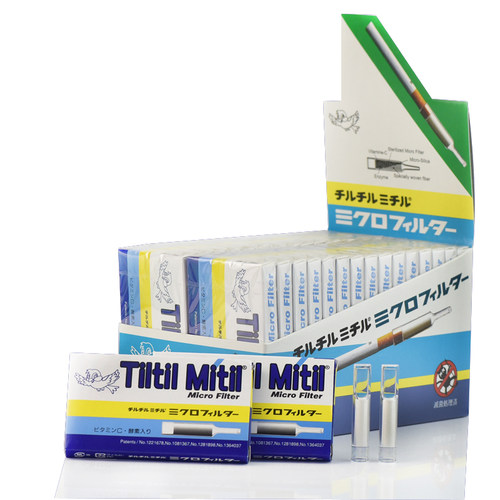 日本正品Tiltil Mitil小鸟烟嘴过滤器一次性蓝鸟个性过滤嘴健康男 - 图3