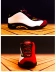 Voit Walter Tai Chi taichi mid để giúp đôi giày bóng rổ màu đỏ sẫm màu trắng có thể mang một con heo - Giày bóng rổ