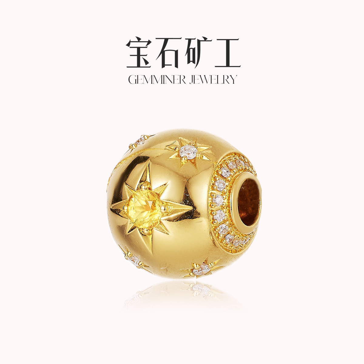 1月24号补现货！宝石矿工【快乐星球】5D足金彩蓝宝吊坠路路通,淘宝优惠券,粉丝福利购,淘宝优惠卷