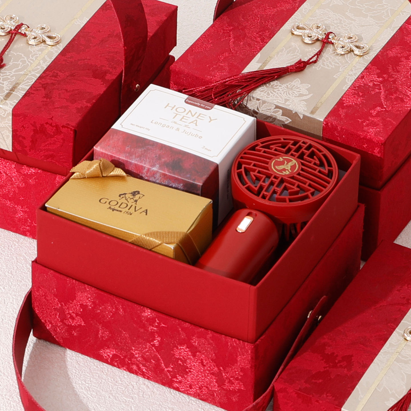 新中式结婚喜糖手提山姆定制高级感成品含糖回礼盒婚礼伴娘伴手礼 - 图1