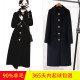 黑色羊毛呢子大衣小个子女装2025秋冬季加厚夹中长款毛呢外套修身