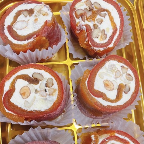 【最近爆火坚果黄油奶酪柿饼】正宗私房高品质400g六枚装现做包邮 - 图0