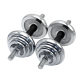 Professional electroplating home dumbbell men's fitness home 15kg 20kg men's and women's handbell detachable barbell set