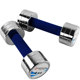 Pure steel dumbbells are compact and lightweight for home use