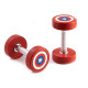 Dumbbells Captain America gym exclusive 50kg pair of 25 30kg professional pure steel PU Captain America dumbbells