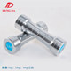 Slim arm electroplated integrated 2kg 4kg pure steel dumbbell