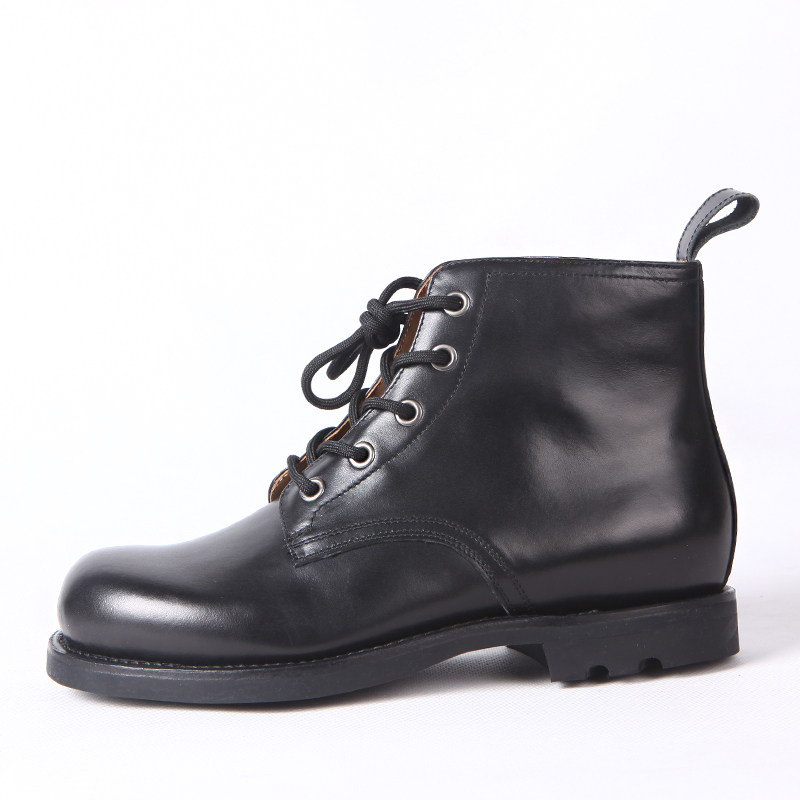 3516厂复古高腰皮鞋 真皮圆头休闲头层牛皮春秋单皮靴系带马丁靴,淘宝优惠券,粉丝福利购,淘宝优惠卷