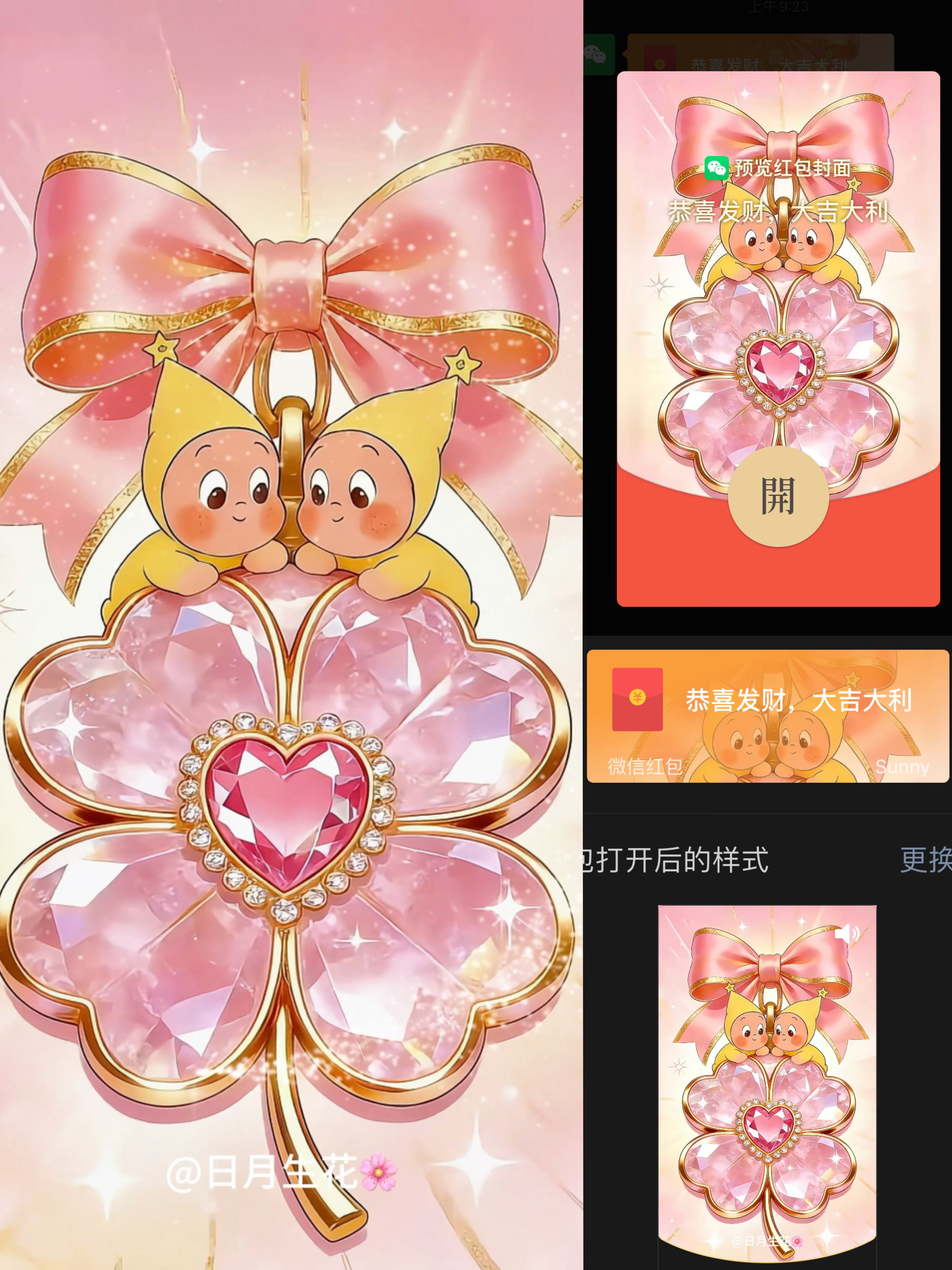 星形人动态壁纸｜四叶草爱心镶钻粉高能量手机屏保高清好运心愿图,淘宝优惠券,粉丝福利购,淘宝优惠卷