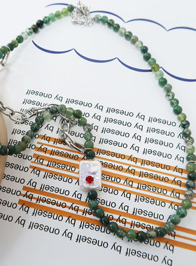 小野不见了串珠choker颈链项链