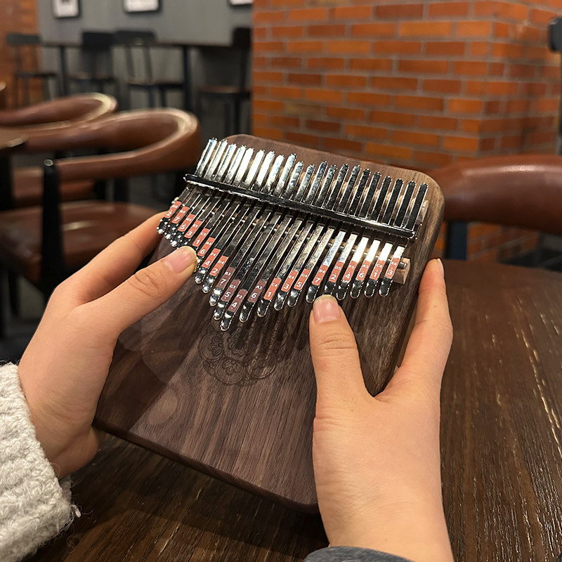 木制琴盒卡林巴kalimba拇指琴儿童手指琴初学简单17音21箱板式,淘宝优惠券,粉丝福利购,淘宝优惠卷