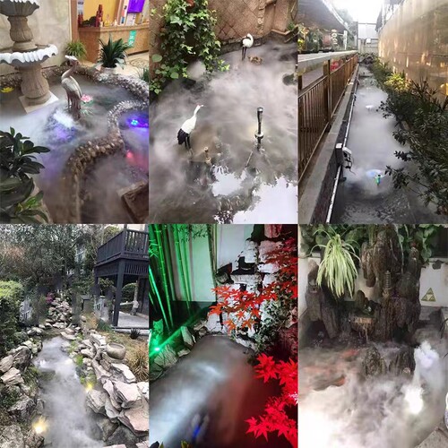 超声波十头雾化板雾化头雾化器水池景观假山造雾器工业加湿喷雾器 - 图3