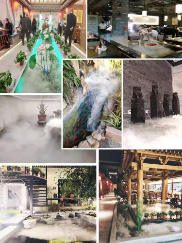 超声波十头雾化板雾化头雾化器水池景观假山造雾器工业加湿喷雾器 - 图1